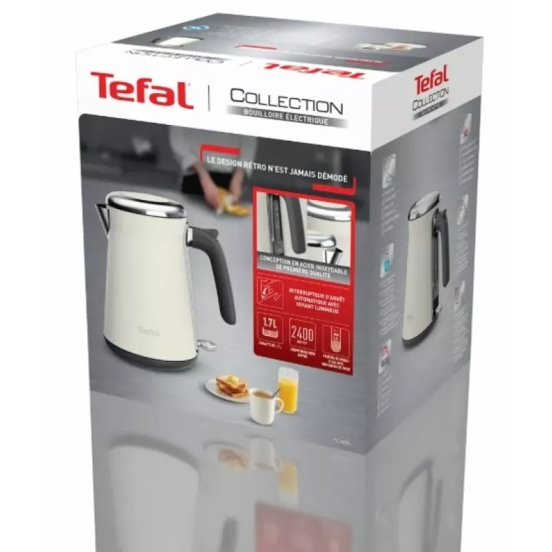 Chaleira elétrica Tefal Loft Collection KI666AE0 1,7 L 2400 W marfim