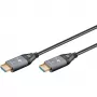 Cabo HDMI ótico ativo (AOC) Goobay 76274 8K/60Hz 48 Gbit/s 10m preto/cinzento
