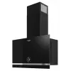 Exaustor de parede Whirlpool WHVA 62F LM K, 59,8 cm, 485 m³/h, mecânico, LED, preto