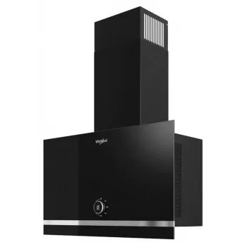 Exaustor de parede Whirlpool WHVA 62F LM K, 59,8 cm, 485 m³/h, mecânico, LED, preto