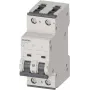 Disjuntor modular Siemens 5SY42087 SENTRON 5SY4 2P C 8A 400V 10kA para calha DIN