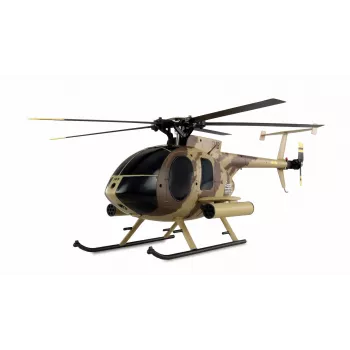 Amewi AFX MD500E Helicóptero RC Militar Brushless 4 Canais RTF