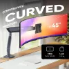 ONKRON G95-G Suporte de Secretária para Monitores 17-45 Polegadas, Grafite