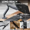ONKRON G95-G Suporte de Secretária para Monitores 17-45 Polegadas, Grafite