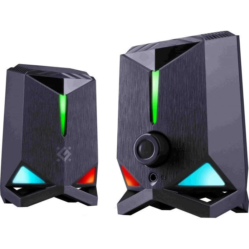 Defender Rocket 2.0 Altifalantes para PC 6W LED USB Preto