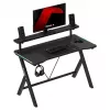 HUZARO Hero 1.9 RGB Secretária Gaming Preta
