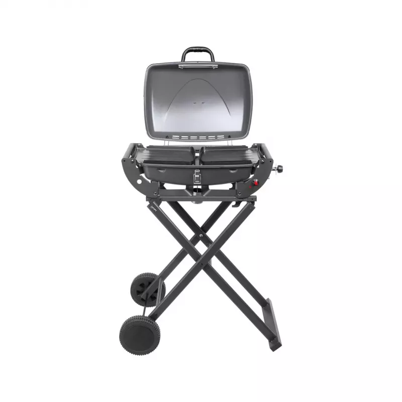TEESA BBQ 1000 Grelhador a Gás 1 Queimador, Portátil, Preto
