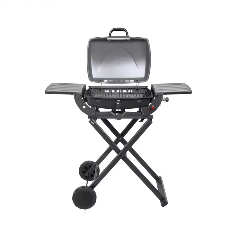 TEESA BBQ 1000 Grelhador a Gás 1 Queimador, Portátil, Preto