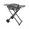 TEESA BBQ 1000 Grelhador a Gás 1 Queimador, Portátil, Preto