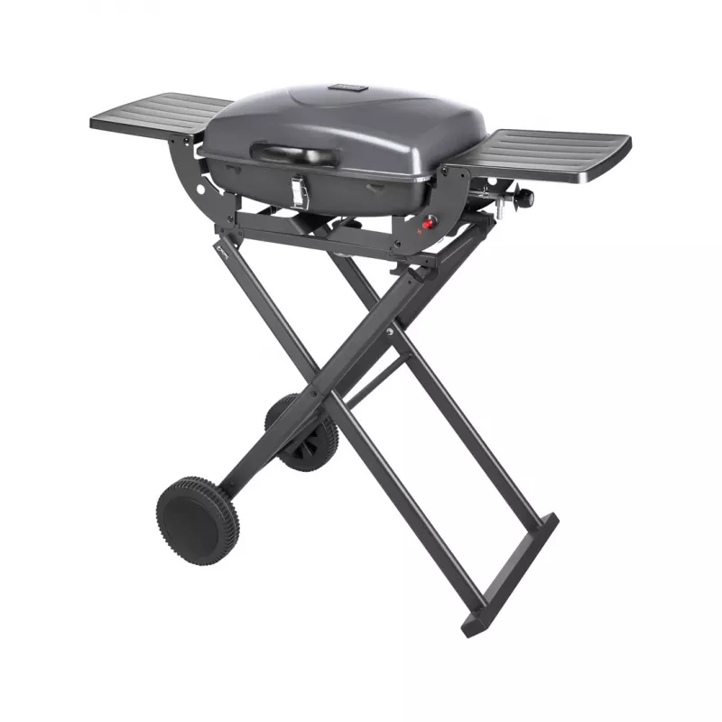 TEESA BBQ 1000 Grelhador a Gás 1 Queimador, Portátil, Preto