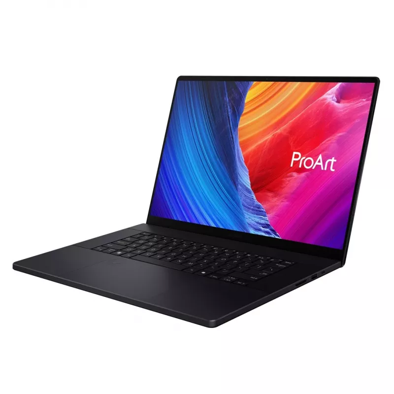 Portátil ASUS ProArt P16 H7606WM-SR122X - 16 polegadas 3K OLED Touch - AMD Ryzen AI 9 HX 370 - 32GB LPDDR5X - 1TB SSD - NVIDIA GeForce RTX 5060 - Windows 11 Pro - Nano Black