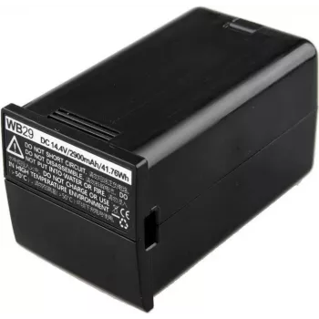 Bateria de iões de lítio Godox WB29 para AD200 Pro 2900mAh 14,4V preta