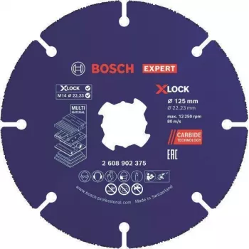 Bosch EXPERT Multi Material 2608902375 Disco de corte de carboneto 125x1,6x22,23mm, 1 unid.