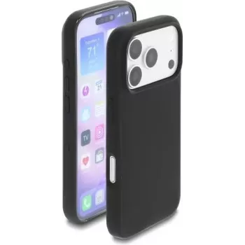 Delock Capa de proteção para iPhone 17 Pro compatível com MagSafe, silicone Soft-Touch, preta (81645)