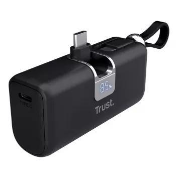 Trust Mobile Pacto Power Bank 5000 mAh preto