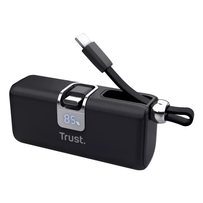Trust Mobile Pacto Power Bank 5000 mAh preto