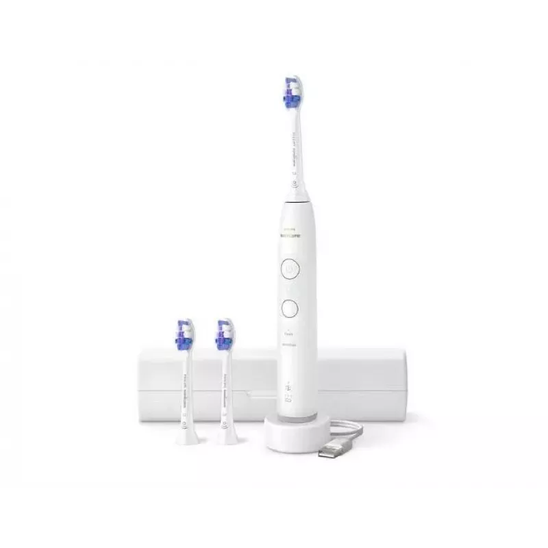 Philips Sonicare HX7400/02 Escova de dentes elétrica branca e azul-clara