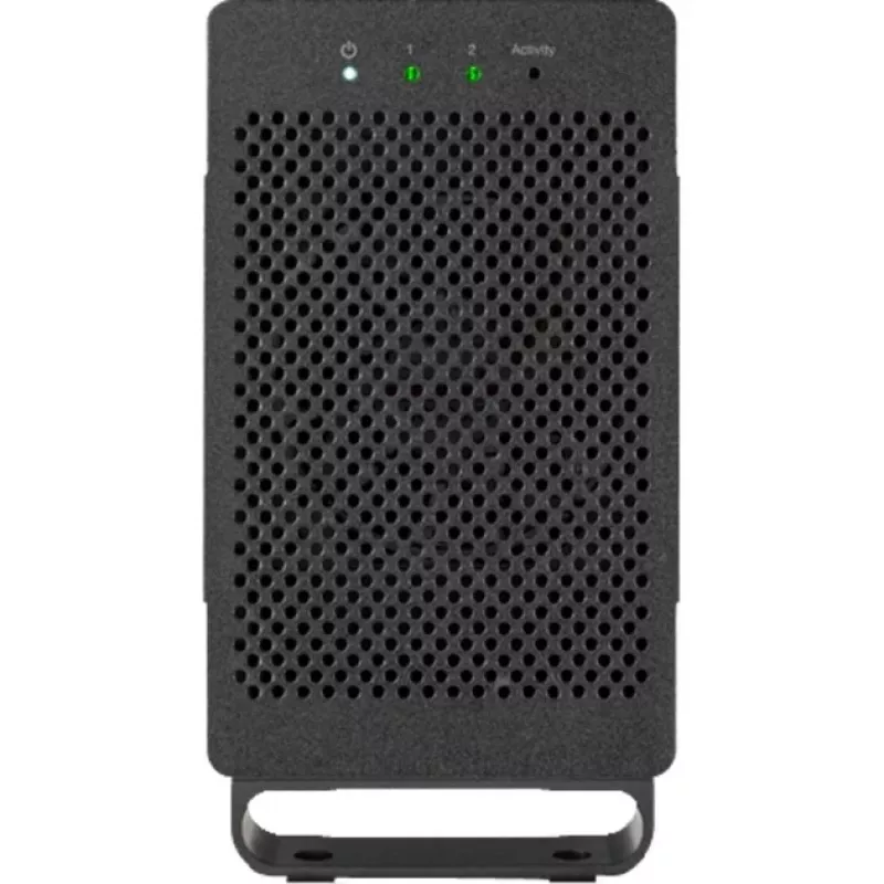 OWC Mercury Elite Pro Dual - Caixa RAID externa - 2 baías - 2,5/3,5 inch - SATA I/II/III - USB 3.1 Gen 1 e eSATA - Alumínio - Preta