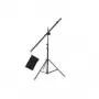Estativo Walimex com Braço e Contrapeso, 120-220 cm, Carga 5 kg, Preto