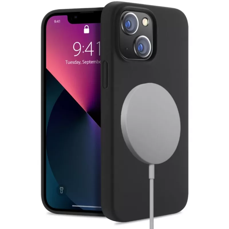 Capa NEVOX StyleShell Shock para iPhone 16, Preto, Compatível com MagSafe