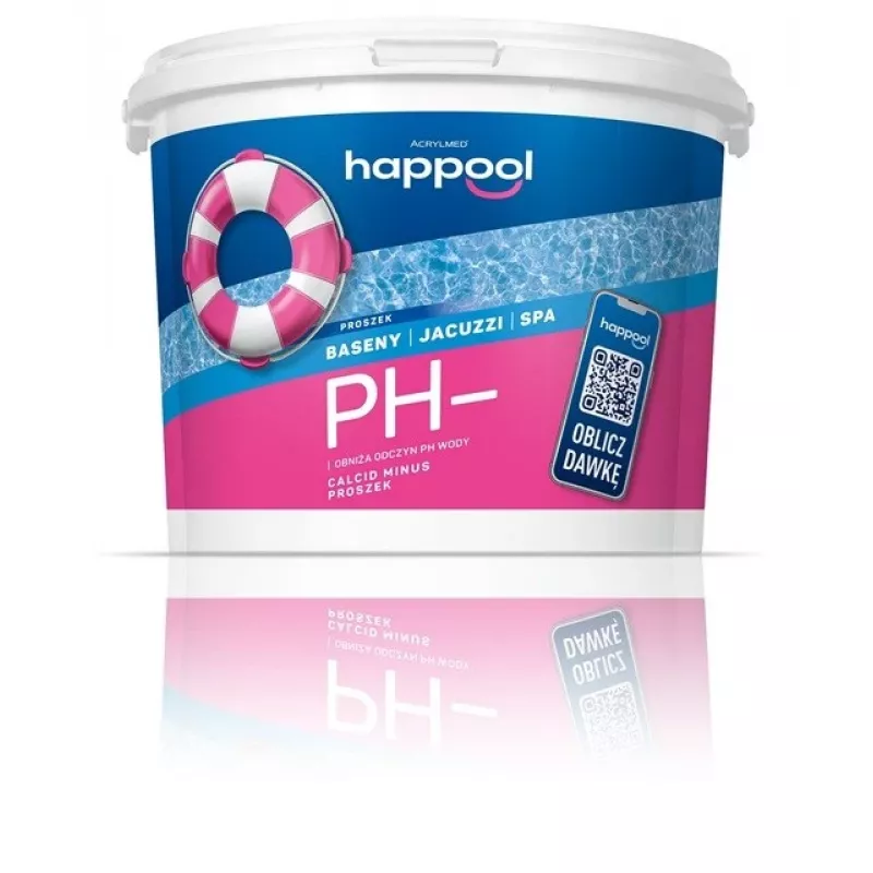 Pó Acrylmed CALCID MINUS para Reduzir o pH da Água, 3 kg