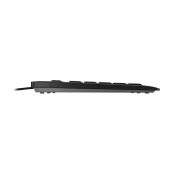Teclado Cherry STREAM - Teclado USB com Fio - Layout Pan-Nórdico - Preto