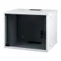 EFB Elektronik BASIC armário de rede de parede de 19 polegadas 6U, 450mm de profundidade, Flat Pack, branco (RAL 9010)