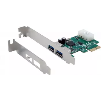 Placa EXSYS EX-11042 PCIe USB 3.2 Gen 1 com 2 Portas Chipset NEC