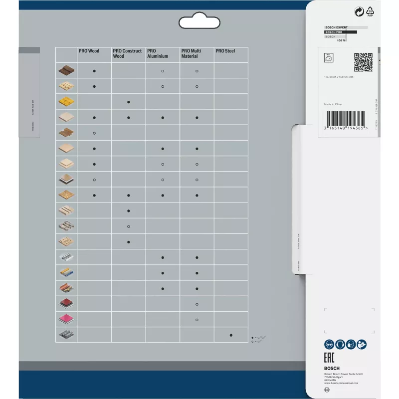 Lâmina de Serra Circular BOSCH PRO Wood, Ø 250 mm, 80 Dentes (Furo 30 mm, para Serras de Esquadria e Corte com Tração)