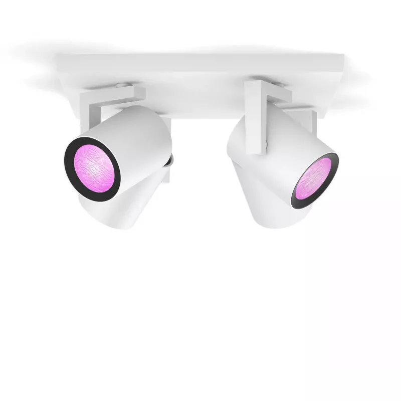 Foco de teto Philips Hue White and Color Ambiance Argenta 4-Spot White 4x4.2W