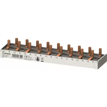 Siemens SENTRON 5ST3673-7 Barramento compacto de pinos 10 mm² 9 TE 1 polo 63 A cinzento