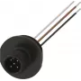 Siemens 3SY3128 Ficha de aparelho para interruptores de posição, 5 polos, ligações por parafuso, IP65, preto/cinzento