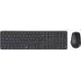 Rapoo E9810M conjunto de secretária sem fios multi-modo, QWERTZ, cinzento escuro