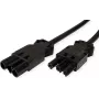 Bachmann cabo espiral H05VV-F 3G1,5mm² 0,3m preto ISV