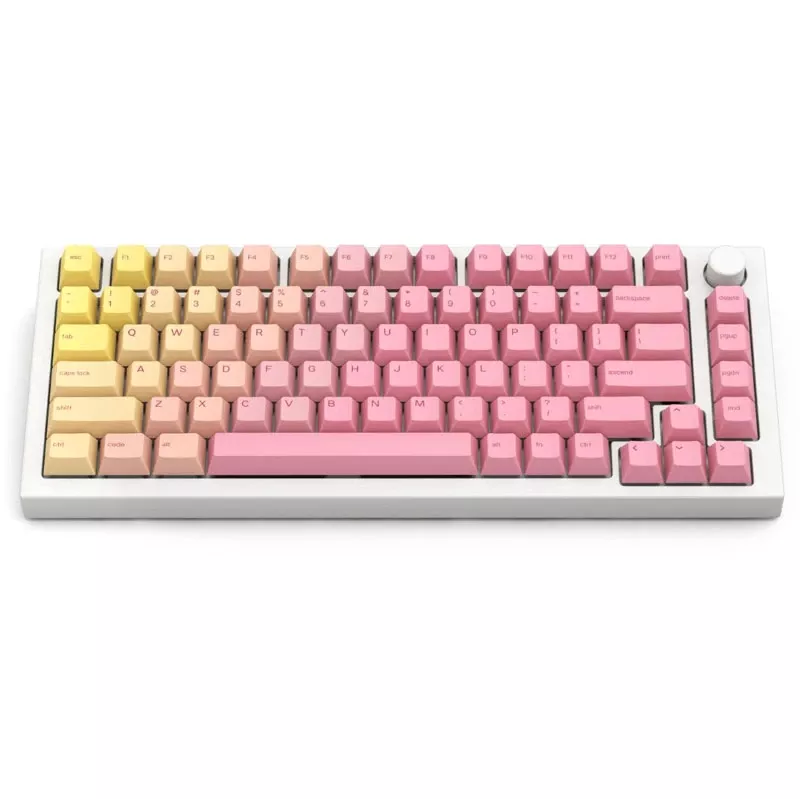 Glorious GPBT teclas - Pink Grapefruit (114 teclas, perfil Cherry, PBT, Dye-Sublimated)