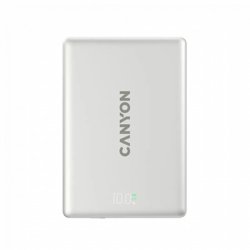 CANYON OnPower 500 PD20W Power Bank Magnético 5000mAh Alumínio Star Grey