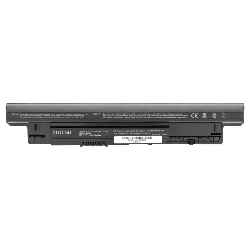 MITSU Bateria para Dell Inspiron 14, 15, 17 4400 mAh (49 Wh) 10,8 - 11,1 Volt - Preto