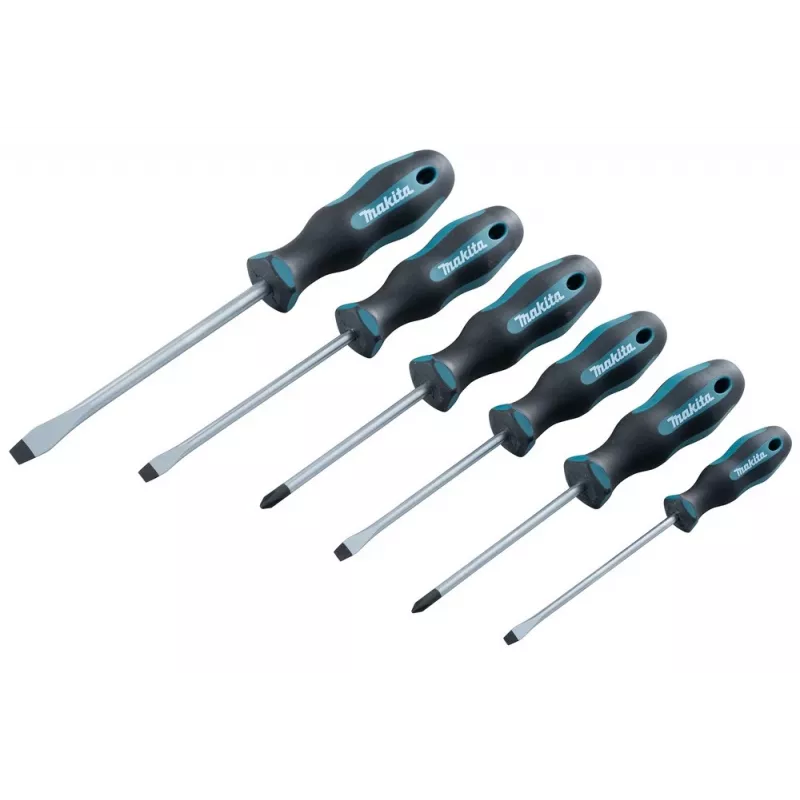 Makita E-10506 Conjunto de chaves de fendas, 6 un.