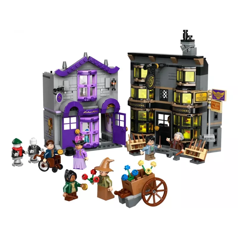 LEGO Harry Potter 76439 Ollivanders & Madam Malkin's Robes Conjunto de Construção (744 Peças)