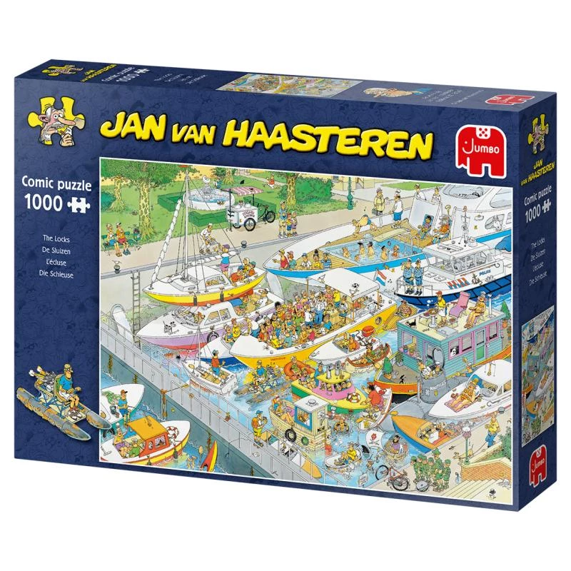 JUMBO SPIELE Jan van Haasteren The Locks Puzzle de 1000 peças