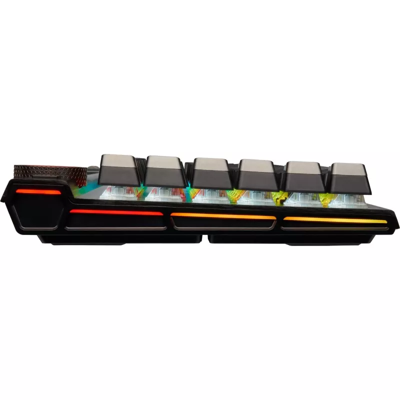 Corsair K100 RGB Teclado Gaming, CORSAIR OPX Interruptores Ótico-Mecânicos, RGB LED, Preto