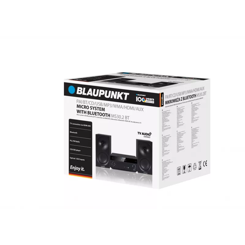 Blaupunkt MS30.2BT Microfone Bluetooth Preto