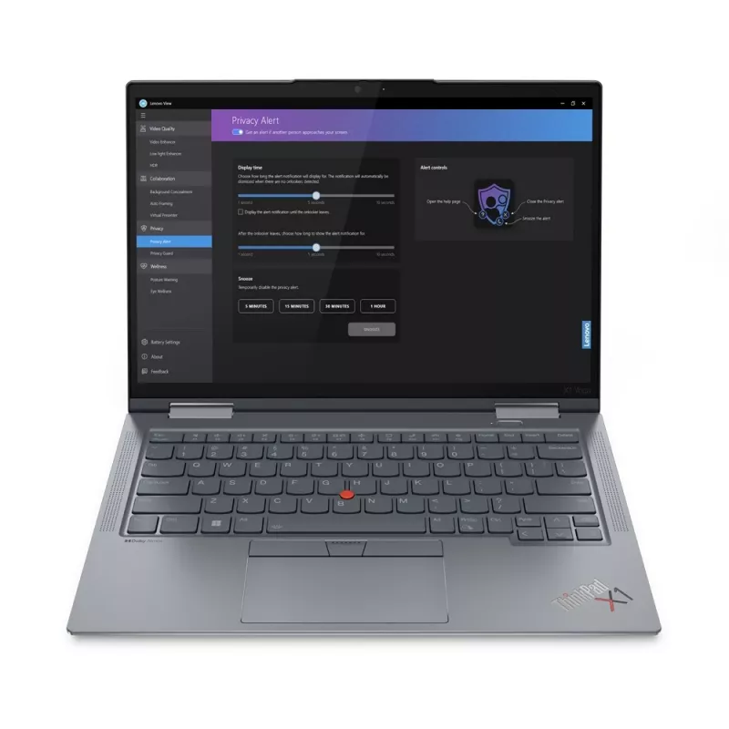 Lenovo ThinkPad X1 Yoga Gen 8 Intel Core i7-1365U Híbrido (2-em-1) 14 polegadas Ecrã Tátil WUXGA 32 GB LPDDR5-SDRAM 512 GB SSD Wi-Fi 6E 4G LTE Windows 11 Pro Cinzento