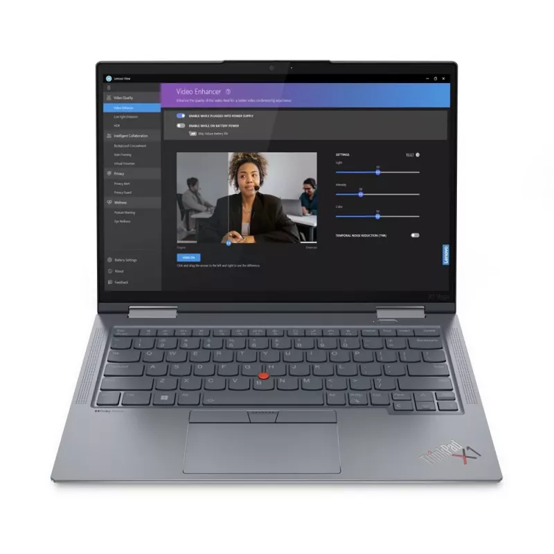 Lenovo ThinkPad X1 Yoga Gen 8 Intel Core i7-1365U Híbrido (2-em-1) 14 polegadas Ecrã Tátil WUXGA 32 GB LPDDR5-SDRAM 512 GB SSD Wi-Fi 6E 4G LTE Windows 11 Pro Cinzento