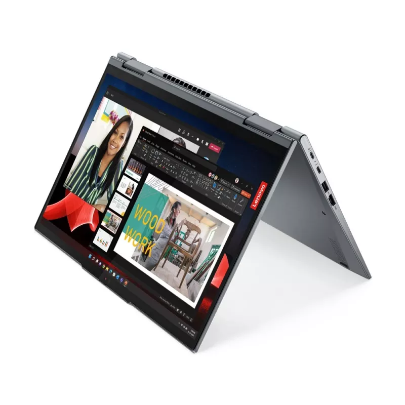 Lenovo ThinkPad X1 Yoga Gen 8 Intel Core i7-1365U Híbrido (2-em-1) 14 polegadas Ecrã Tátil WUXGA 32 GB LPDDR5-SDRAM 512 GB SSD Wi-Fi 6E 4G LTE Windows 11 Pro Cinzento
