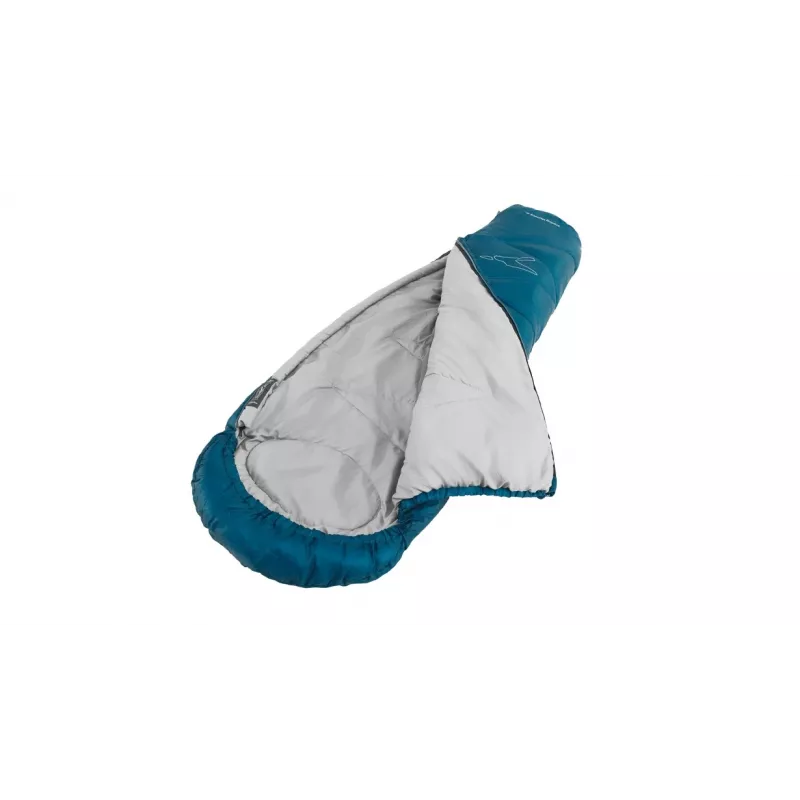 Easy Camp Starling Saco de Dormir Múmia 170x60x45 cm Azul Criança Fecho de Correr de Dois Sentidos com Autobloqueio