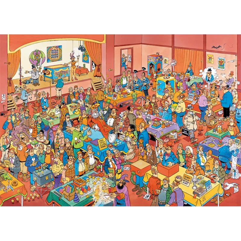 JUMBO SPIELE Jan van Haasteren The Magic Fair Puzzle de 1000 peças