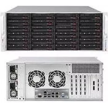 Supermicro SuperChassis 846BE1C-R1K23B Chassis de servidor rackmount 4U - 24x 3,5