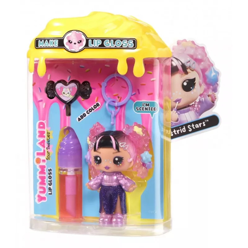MGA ENTERTAINMENT Yummiland boneca com brilho labial Sour Sweeties – Astrid Stars