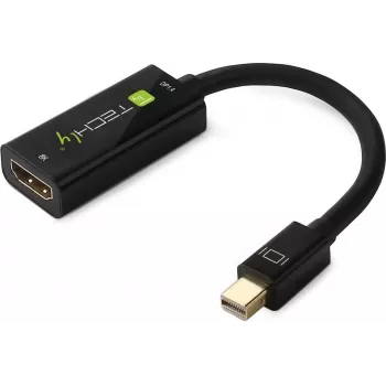 TECHLY Adaptador Mini DisplayPort 1.4 para HDMI 2.1 8K 60Hz Preto